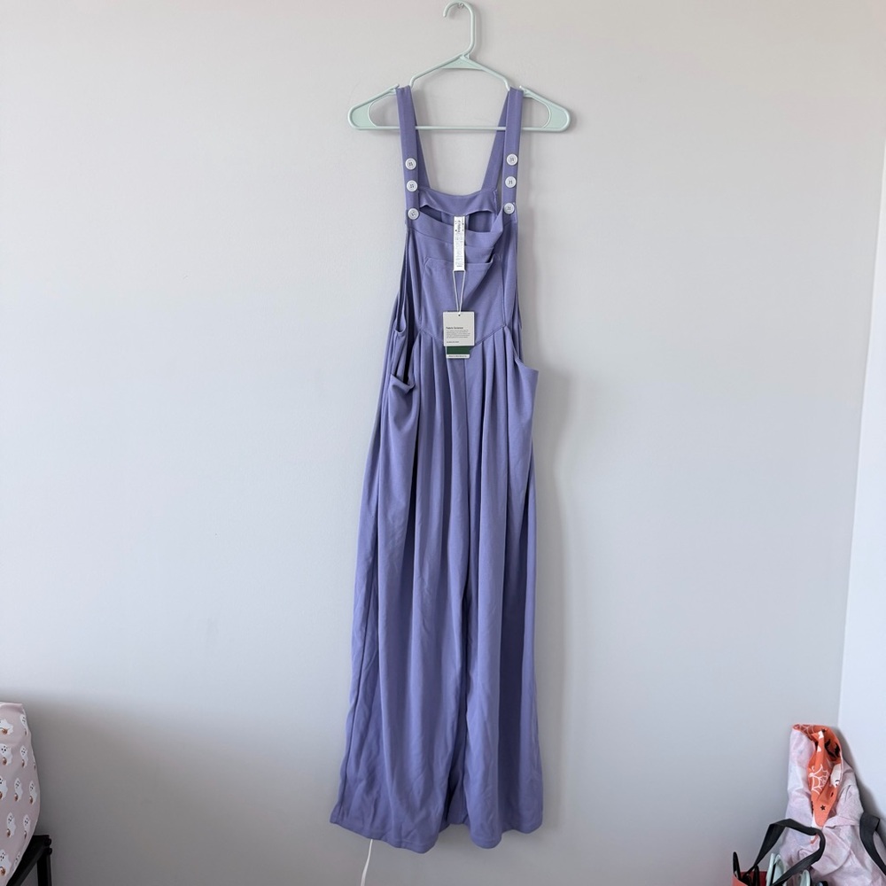 HALARA Lavender Buttoned Jumpsuit